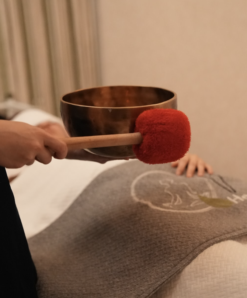 Bojin massage with singing bowl therapy at Beauty Salon Singapore